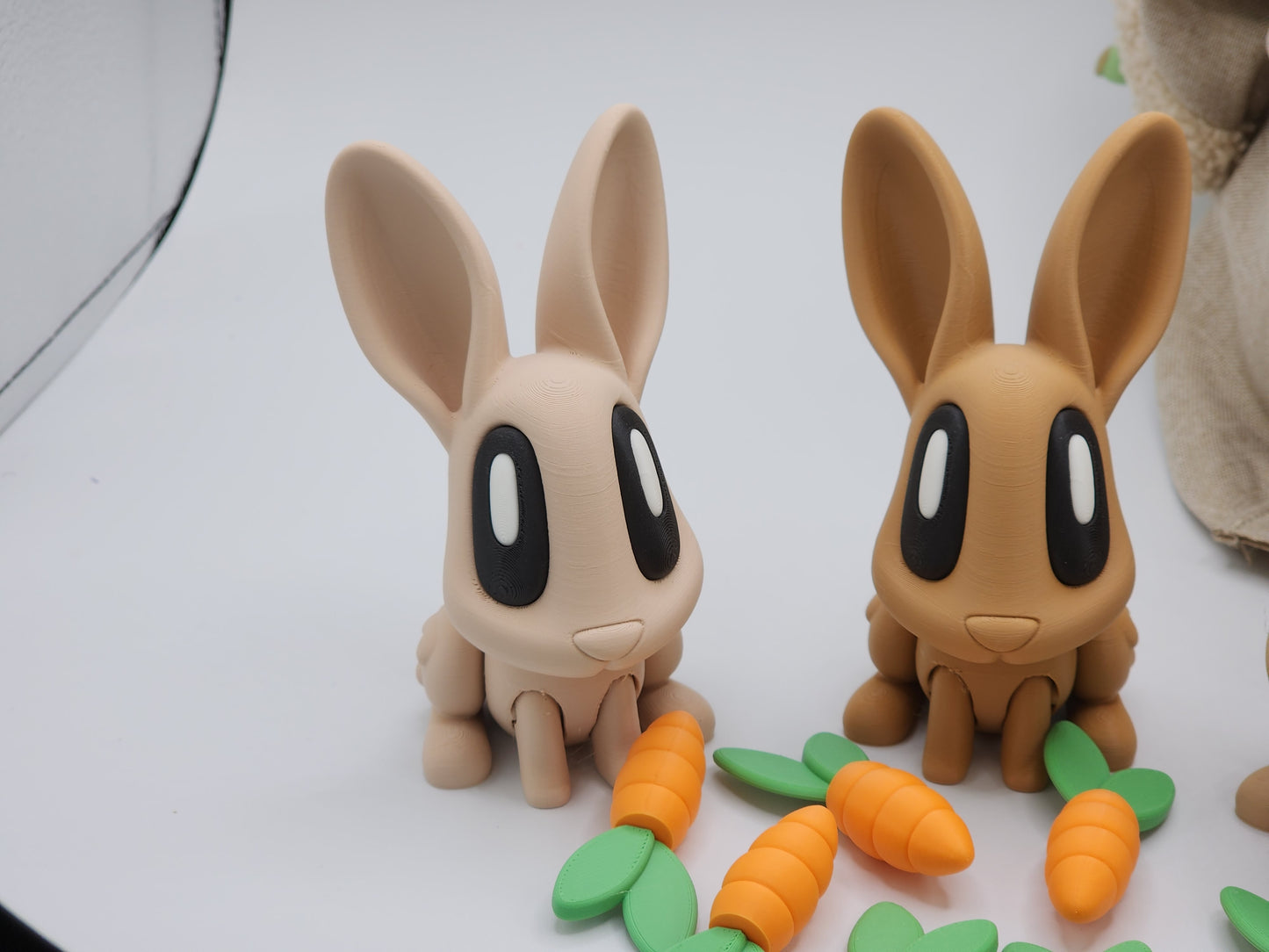 Blob Easter Bunny With Carrot - Test Colors