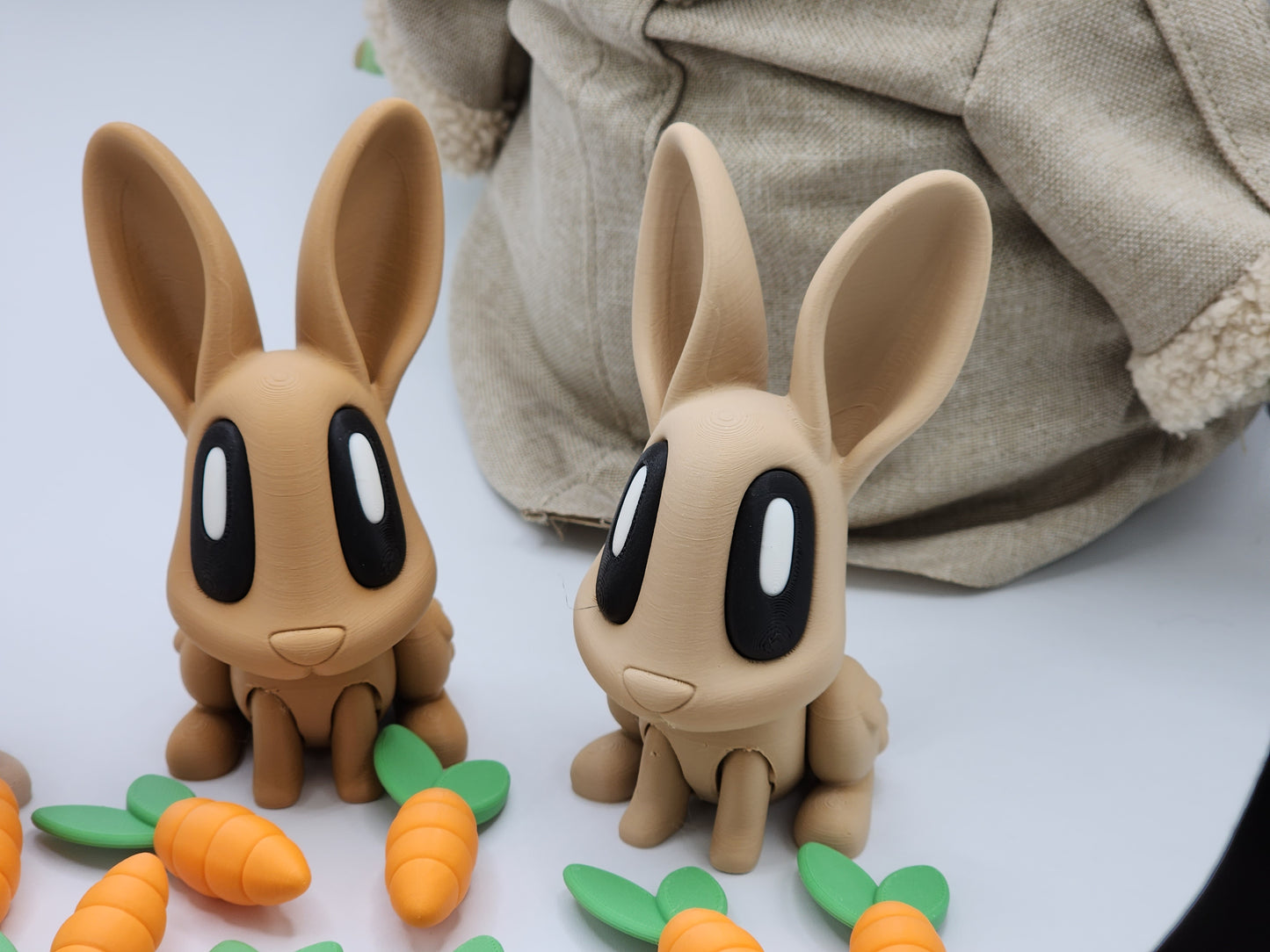 Blob Easter Bunny With Carrot - Test Colors