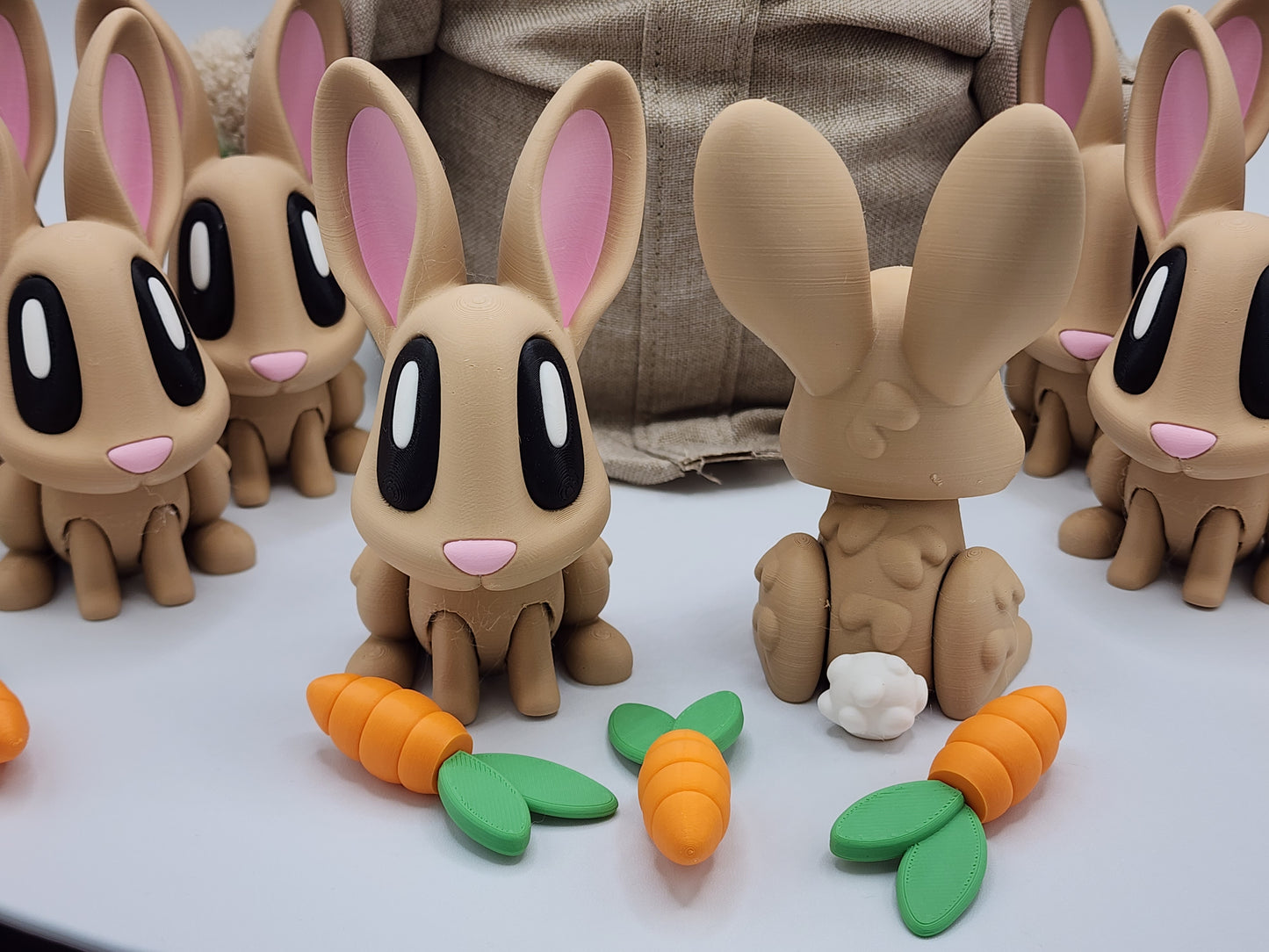 Blob Easter Bunny With Carrot