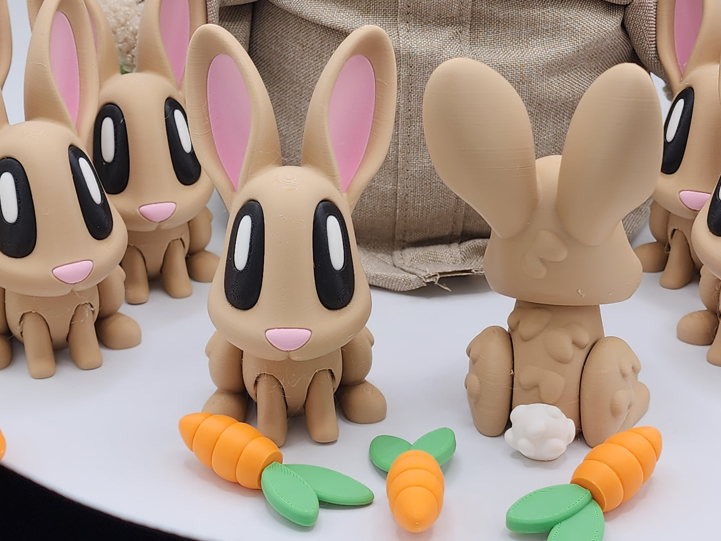 Blob Easter Bunny With Carrot