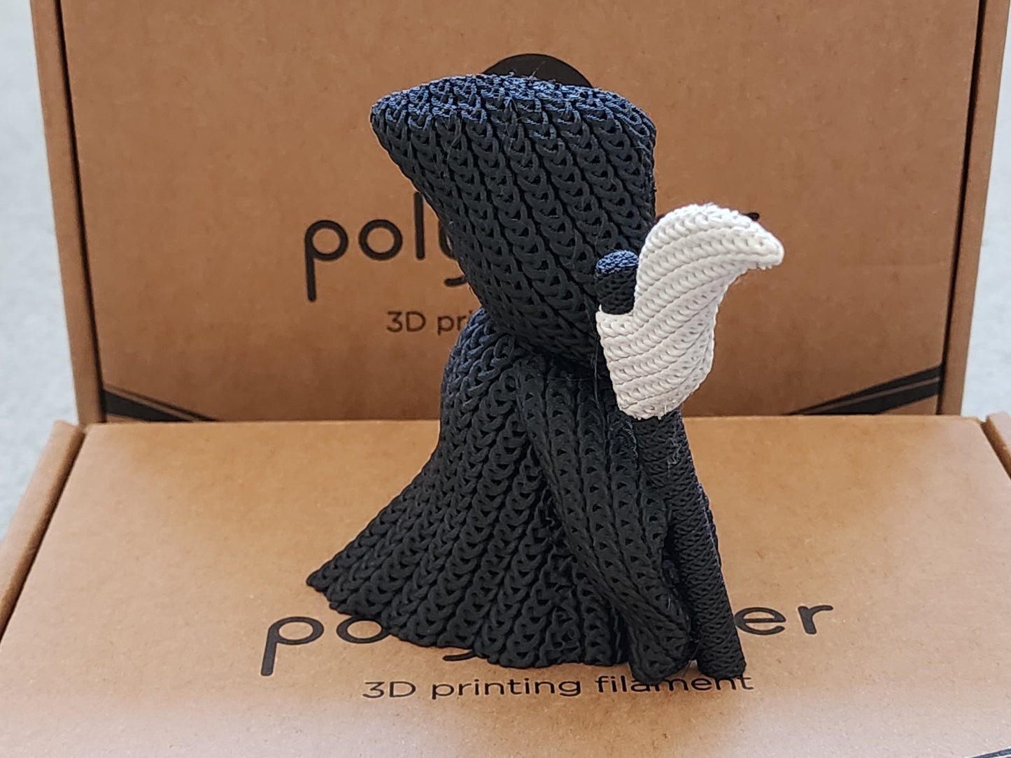 Knitted Grim Reaper - 3D Printed