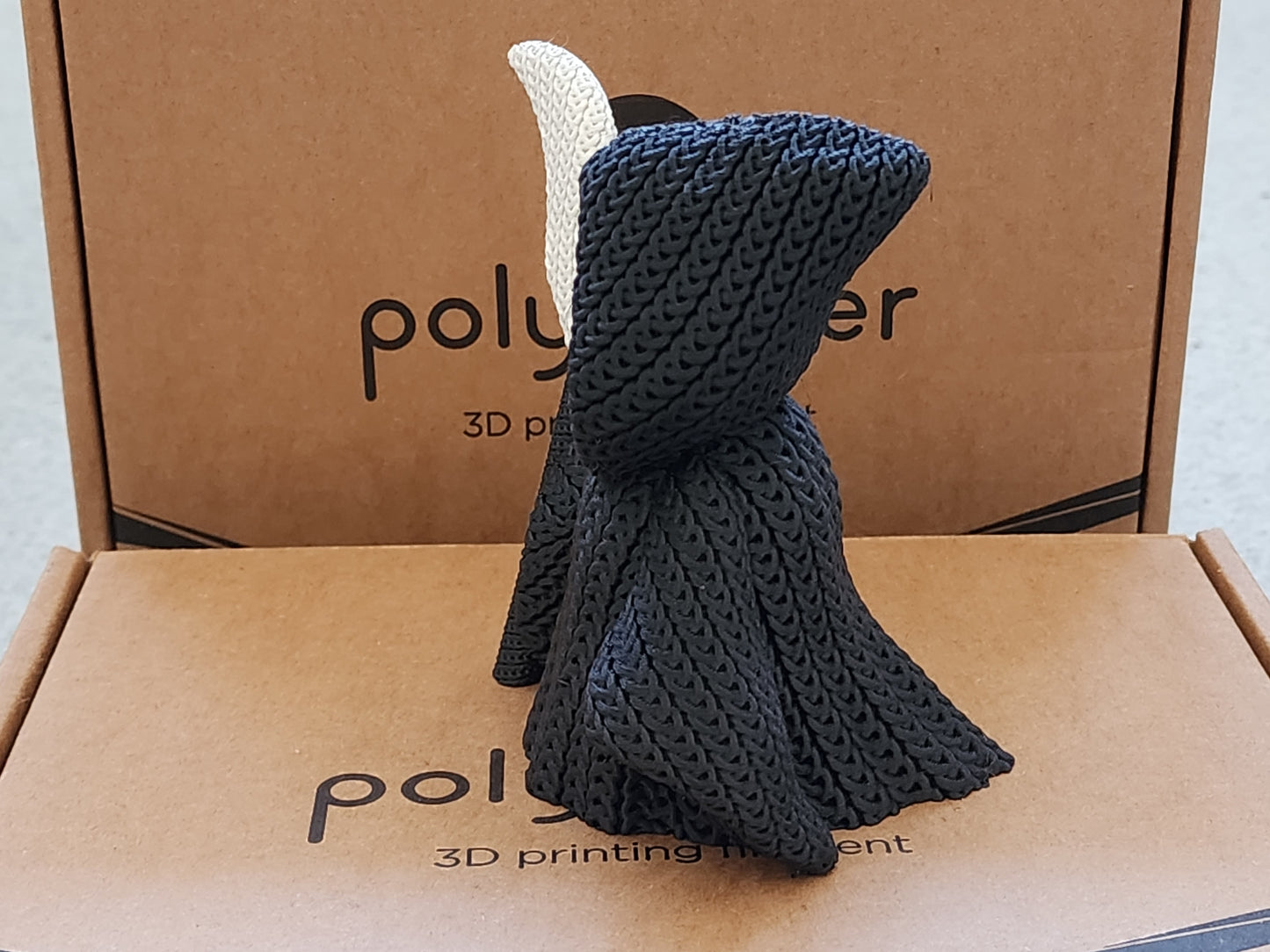 Knitted Grim Reaper - 3D Printed