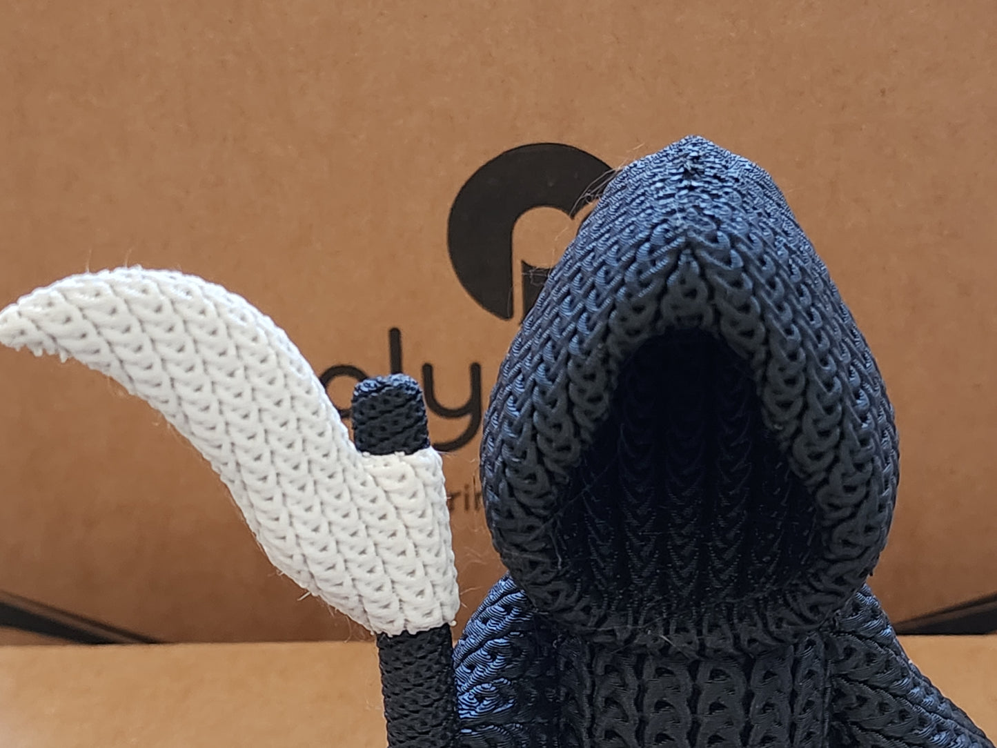 Knitted Grim Reaper - 3D Printed