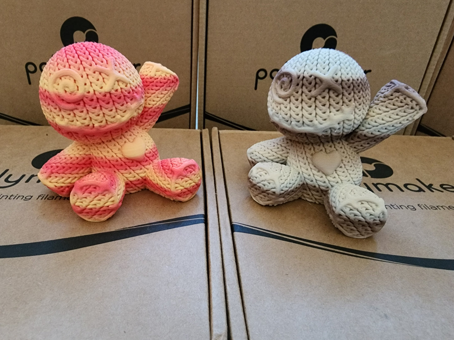 Knitted VooDoo Dolls - 3D Printed