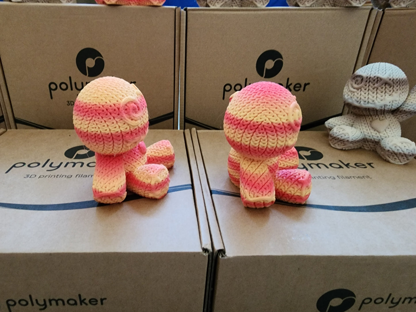 Knitted VooDoo Dolls - 3D Printed