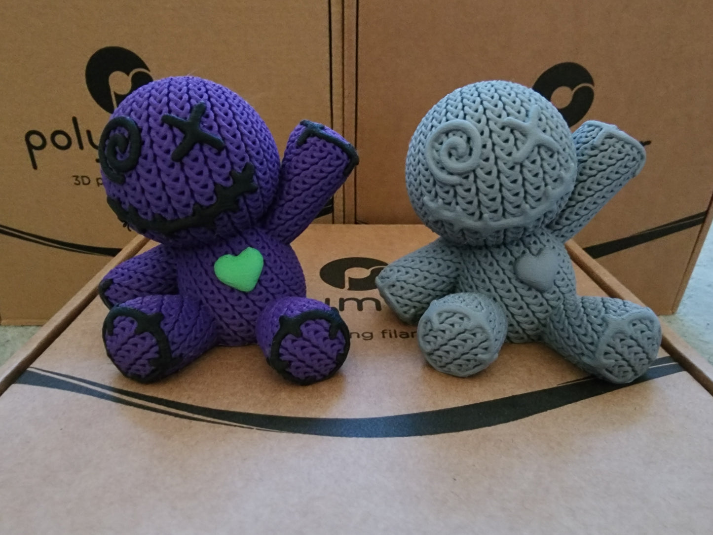 Knitted VooDoo Dolls - 3D Printed