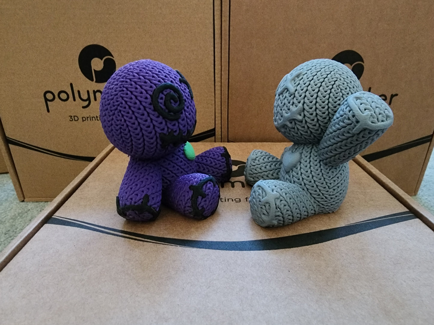 Knitted VooDoo Dolls - 3D Printed