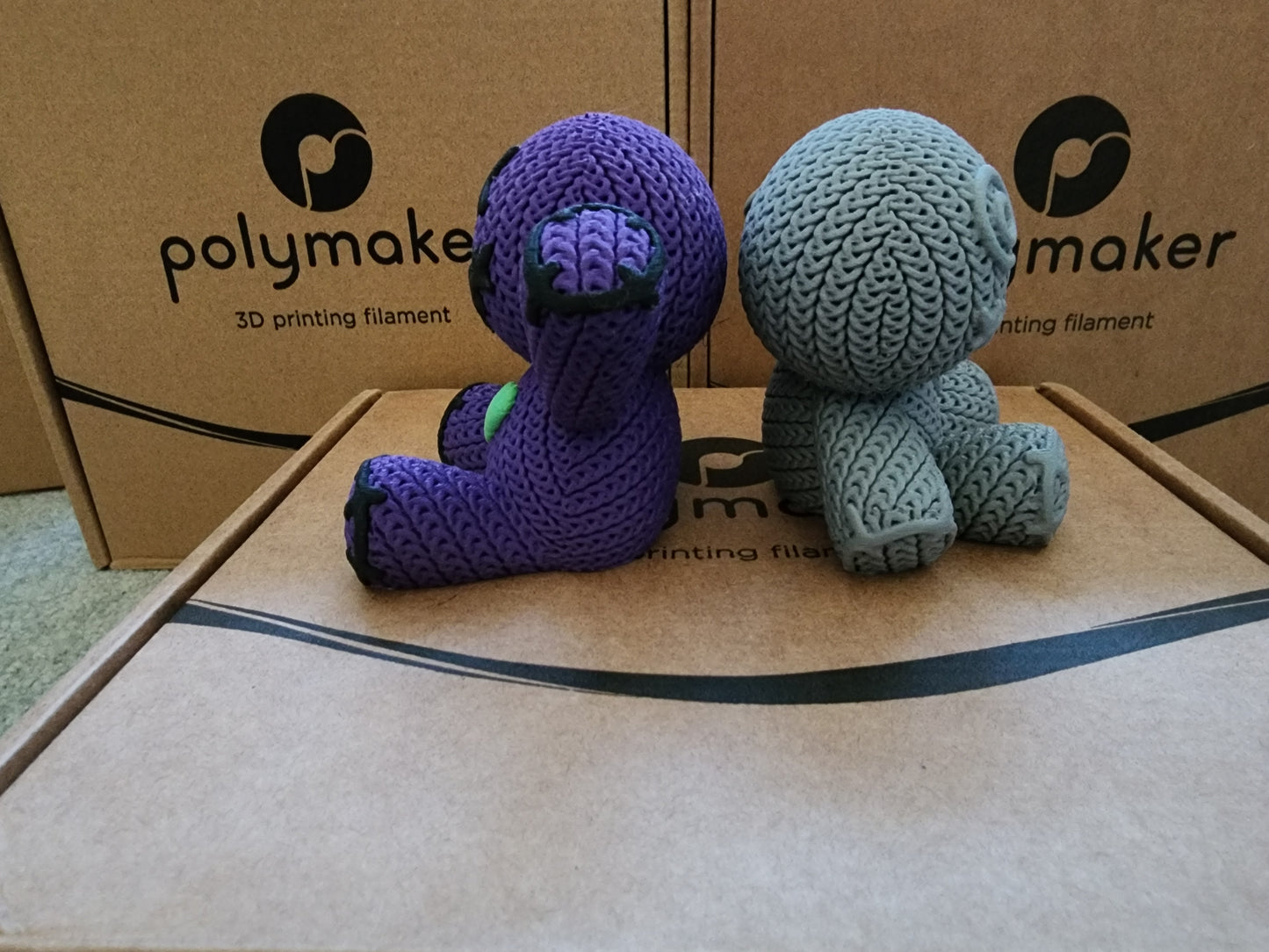 Knitted VooDoo Dolls - 3D Printed