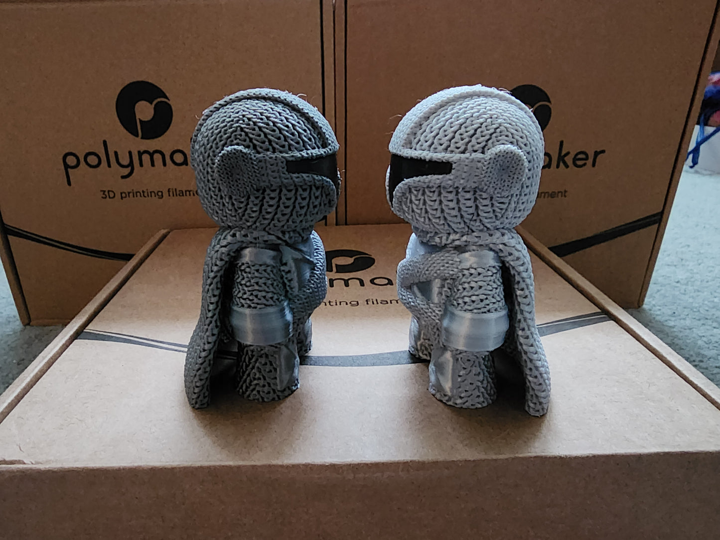 Knitted Mandalorian - 3D Printed