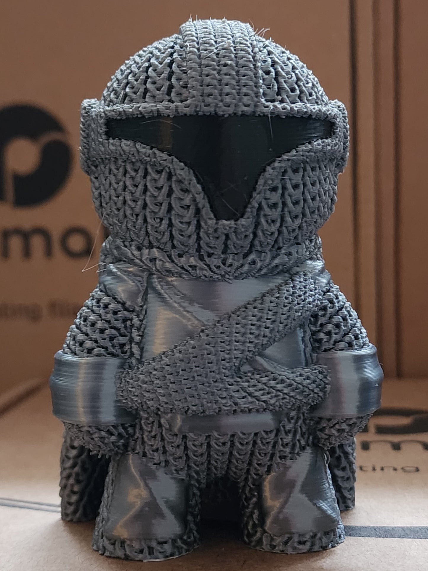 Knitted Mandalorian - 3D Printed