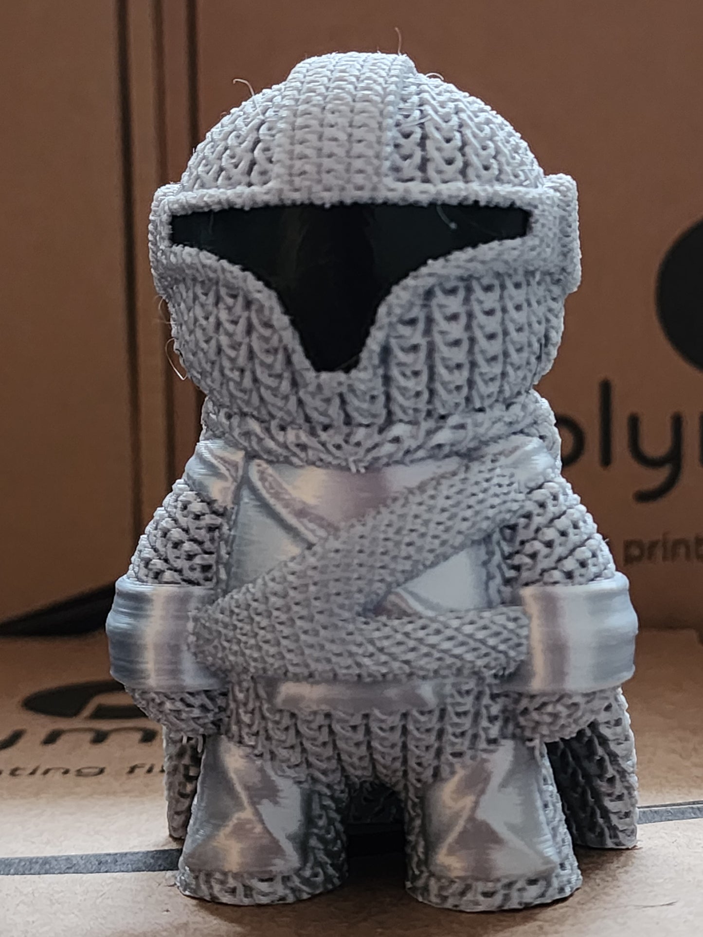 Knitted Mandalorian - 3D Printed