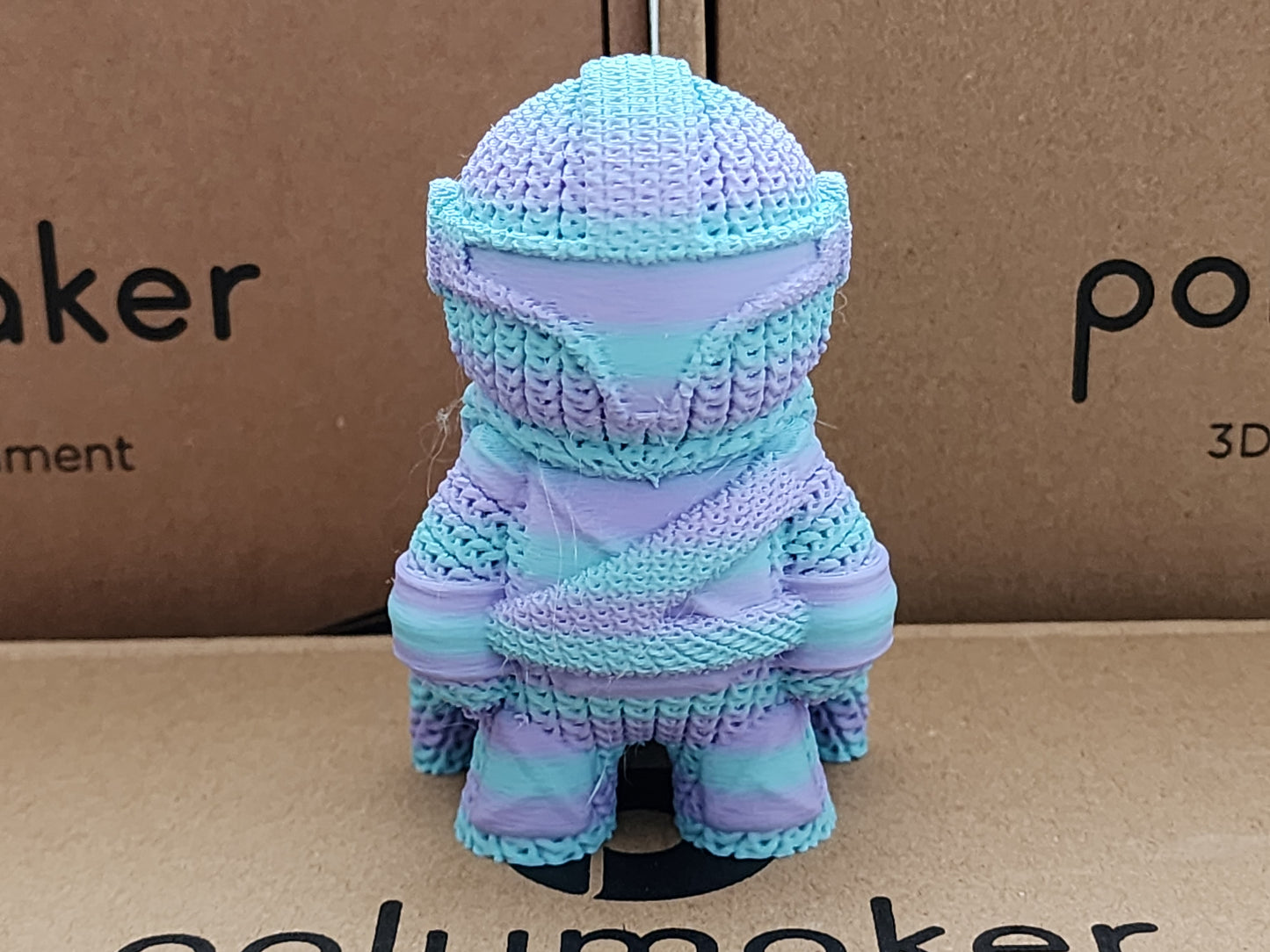 Knitted Mandalorian - 3D Printed