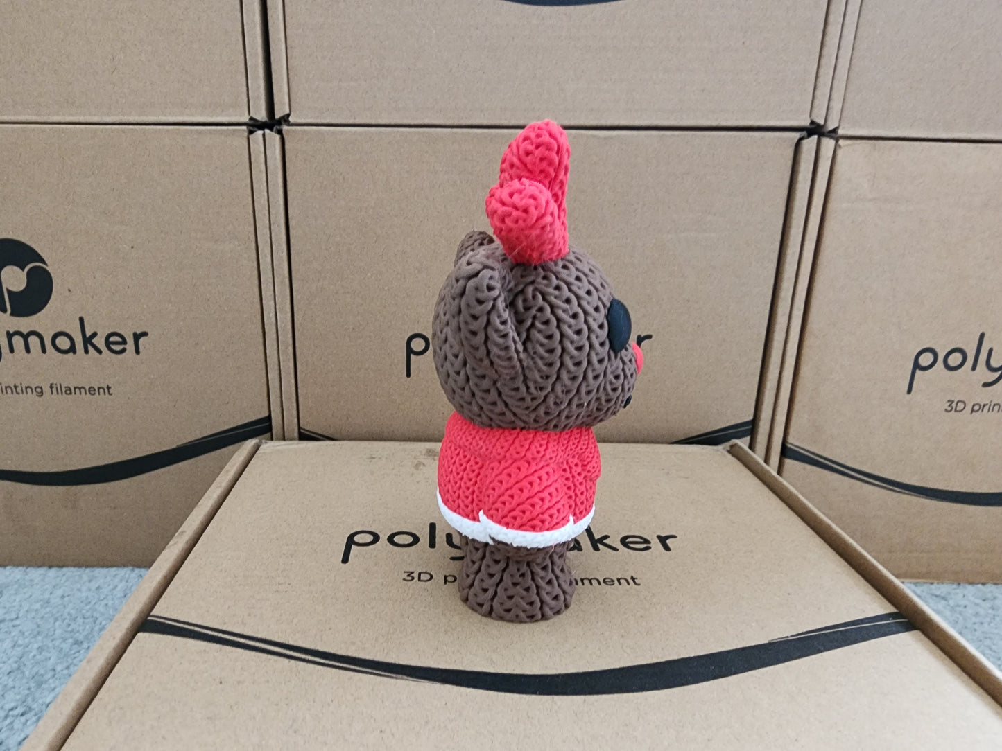 Knitted Holiday Reindeer - 3D Printed