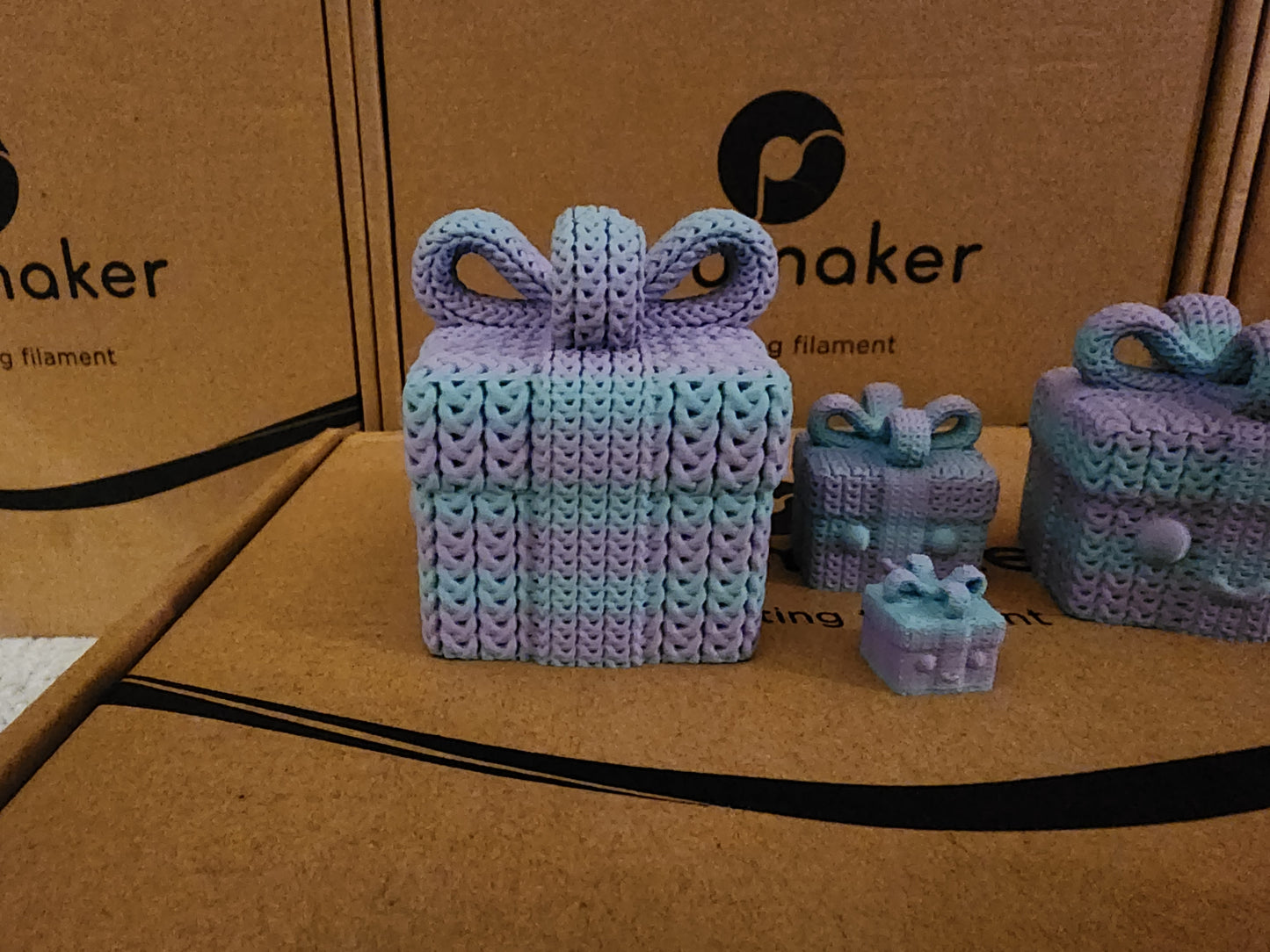 Knitted Holiday Gifts - 3D Printed