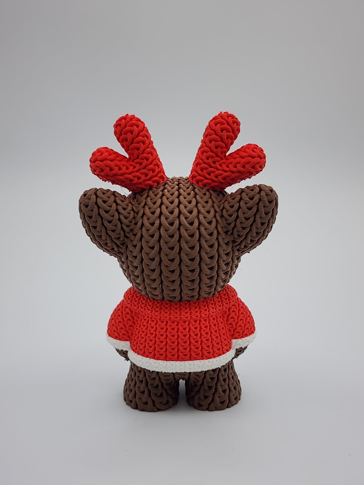 Knitted Holiday Reindeer - 3D Printed