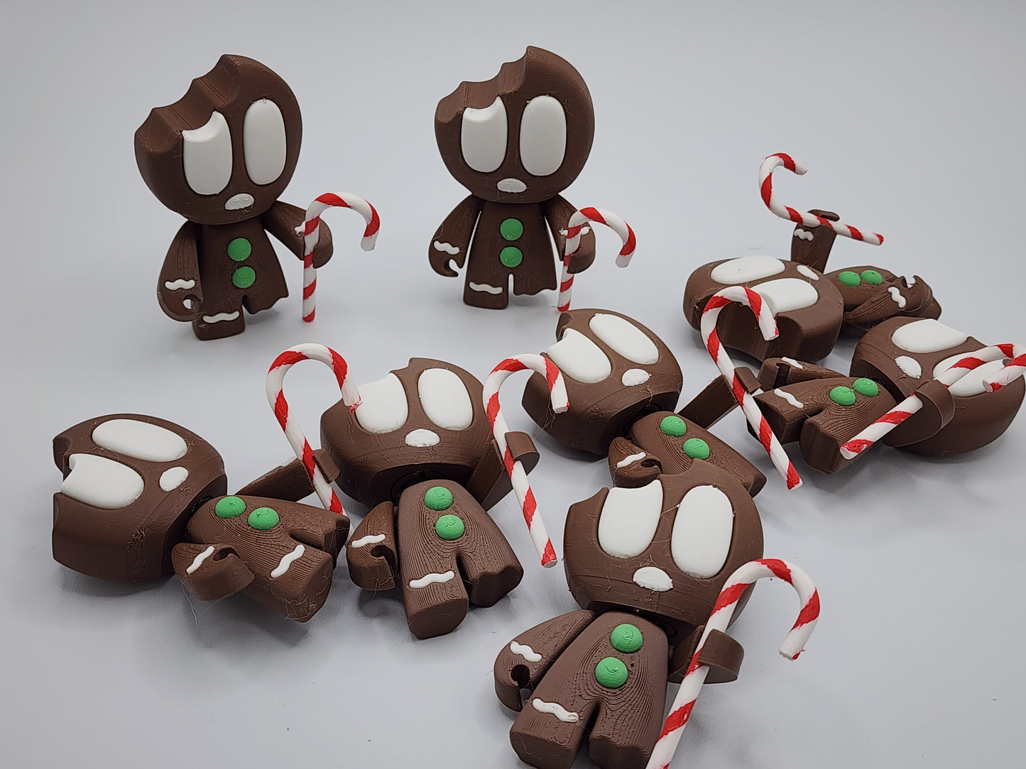 Blob Gingerbread People Set of 3