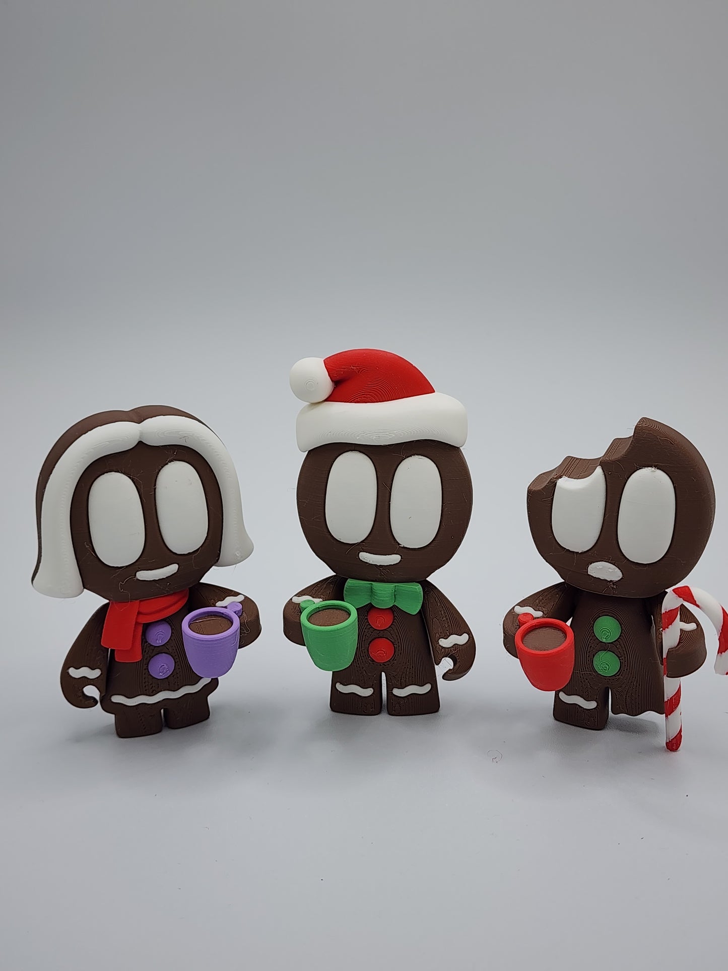 Blob Gingerbread People Set of 3