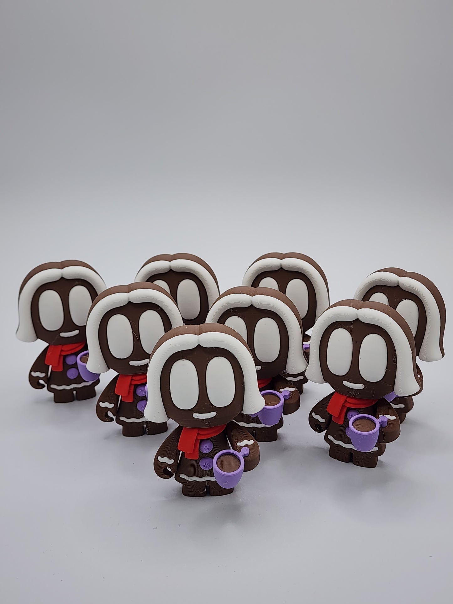 Blob Gingerbread People Set of 3