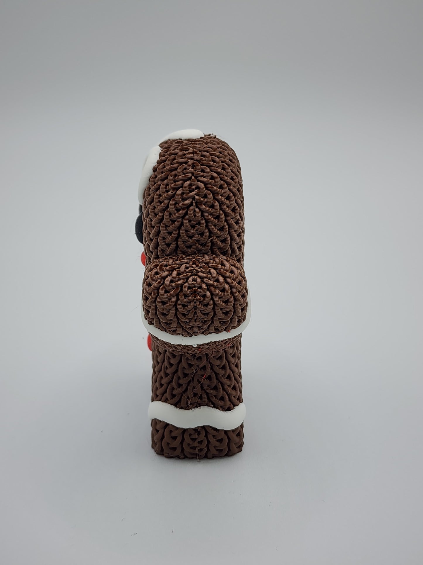 Knitted Holiday Gingerbread Cookie - 3D Printed