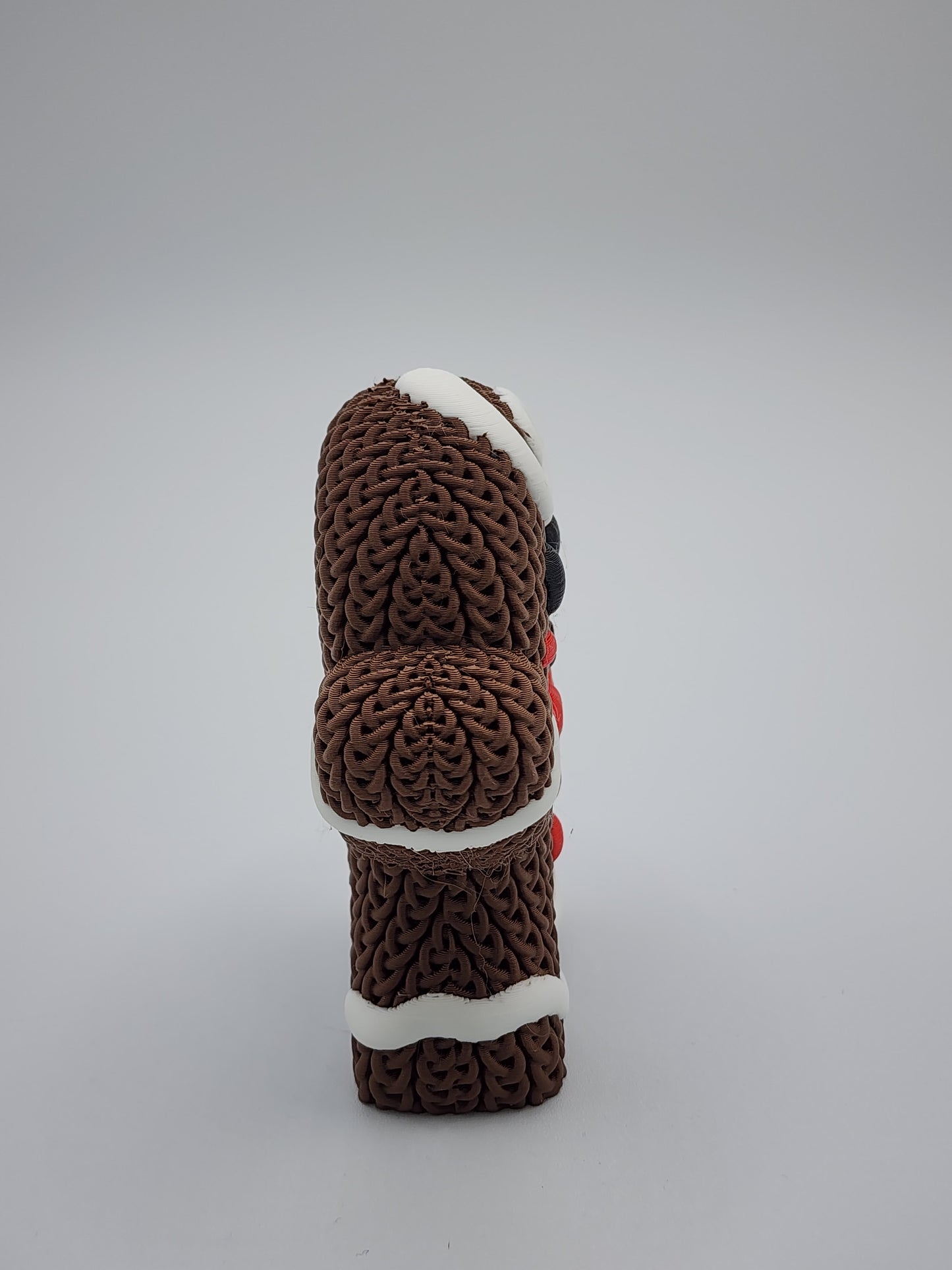 Knitted Holiday Gingerbread Cookie - 3D Printed