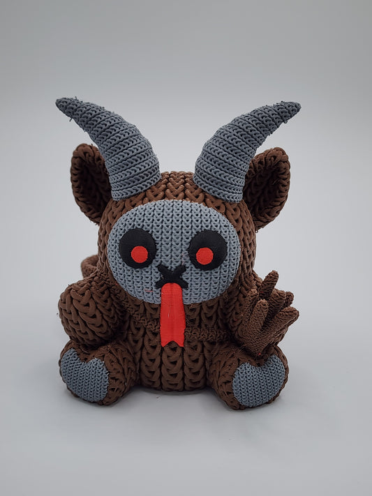 Knitted Holiday Krampus - 3D Printed