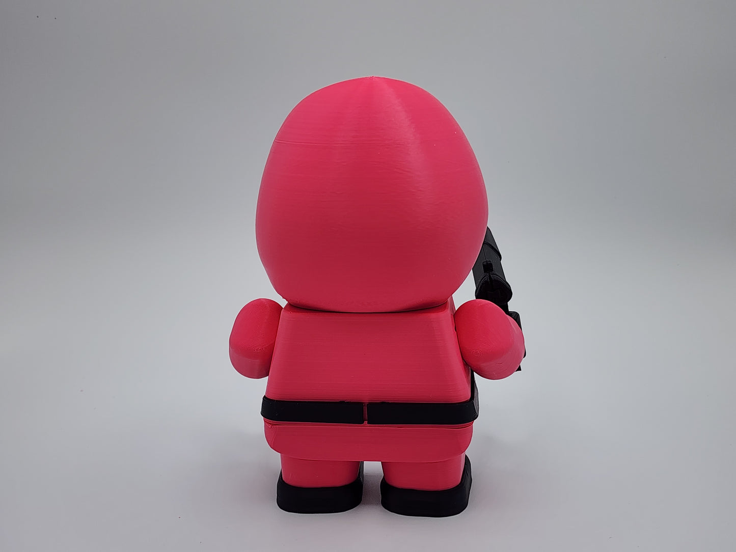 Chunky Magenta Soldiers 3D Model Kit