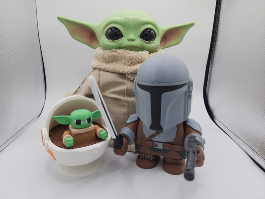 Chunky Mando 3D Model Kit