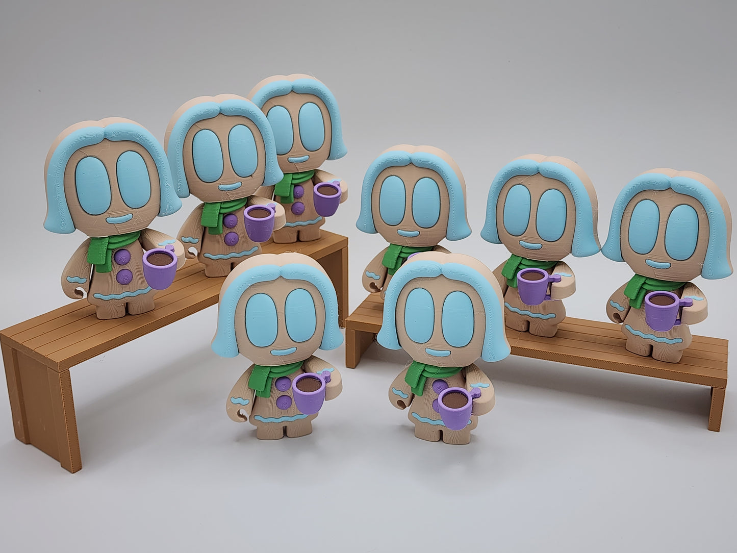 Blob Sugar Cookie People Set of 3