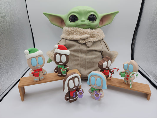 Blob Sugar Cookie People Set of 3